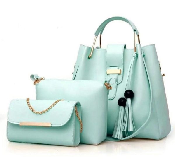 WOMAN'S PURSE AND HANDBAG 3 PCS