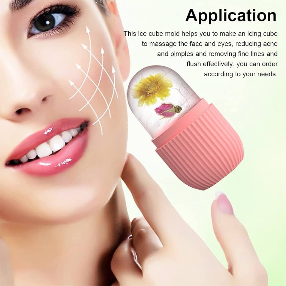 "Ice Face Roller - Cooling Skin Therapy for Relaxation & Beauty