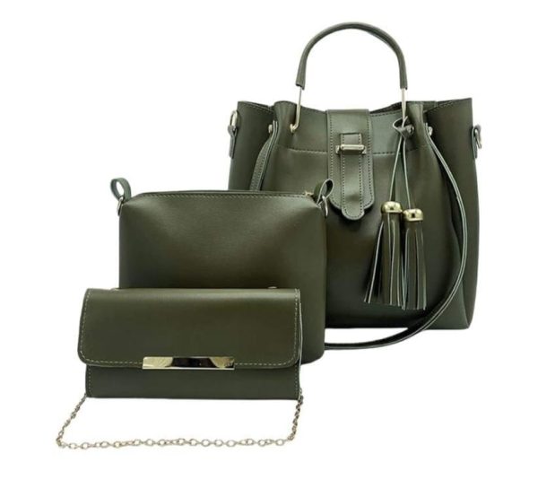 WOMAN'S PURSE AND HANDBAG 3 PCS