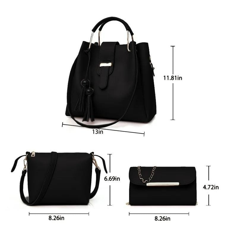 WOMAN'S PURSE AND HANDBAG 3 PCS