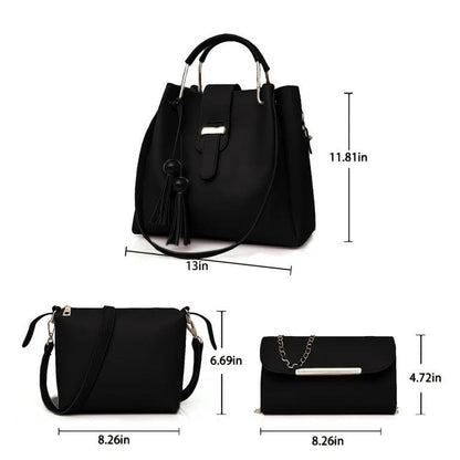 WOMAN'S PURSE AND HANDBAG 3 PCS